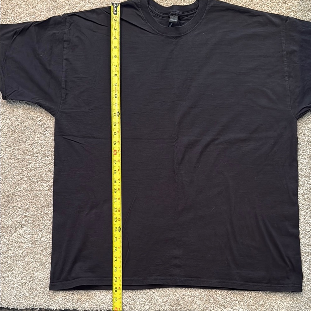 Beefy Hanes 100% Cotton Lot Of 4 Black And Gray T-Shirts Size 2XL NWOT - Picture 3 of 5